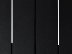 Beliani Puutarhapoyta Jatkettava Alumiini Musta 180/240 X 90 Cm Valcanetto Hot