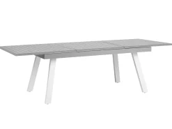 Beliani Puutarhapoyta Jatkettava Alumiini Harmaa 175/255 X 100 Cm Pereta Cheap