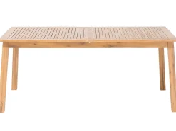 Beliani Puutarhapoyta Jatkettava Akaasia Vaalea Puu 180/240 X 100 Cm Cesana Best