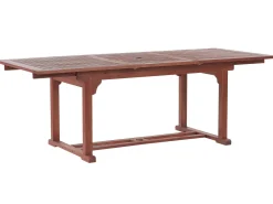 Beliani Puutarhapoyta Jatkettava Akaasia Tumma Puu 160/220 X 90 Cm Toscana Cheap