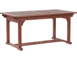 Beliani Puutarhapoyta Jatkettava Akaasia Tumma Puu 160/220 X 90 Cm Toscana Cheap