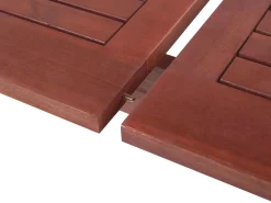 Beliani Puutarhapoyta Jatkettava Akaasia Tumma Puu 160/220 X 90 Cm Toscana Cheap