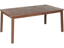 Beliani Puutarhapoyta Jatkettava Akaasia Tumma Puu 180/240 X 100 Cm Cesana Hot