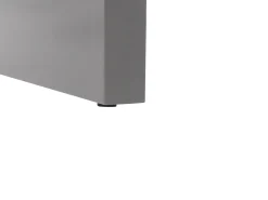 Beliani Puutarhapoyta Kuitusementti U-Muoto Harmaa 180 X 90 Cm Taranto Cheap