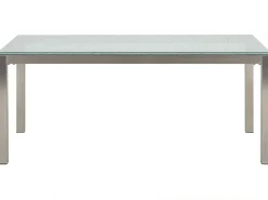 Beliani Puutarhapoyta Lasitasolla Kirkas 180 X 90 Cm Grosseto Cheap