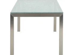 Beliani Puutarhapoyta Lasitasolla Kirkas 180 X 90 Cm Grosseto Cheap