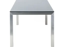 Beliani Puutarhapoyta Lasitasolla Musta 180 X 90 Cm Grosseto Best