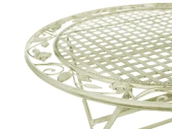 Beliani Puutarhapoyta Metallinen O 70 Cm Vaaleanvihrea Bivio Online