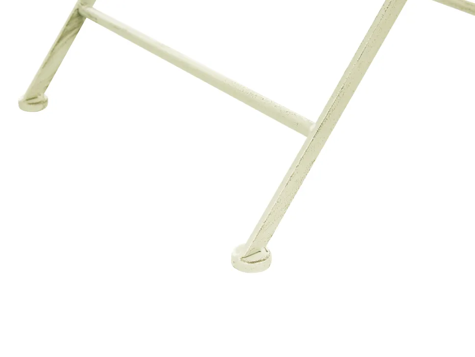 Beliani Puutarhapoyta Metallinen O 70 Cm Vaaleanvihrea Bivio Online