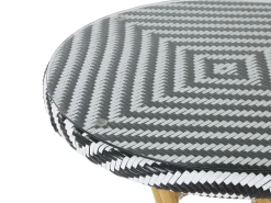 Beliani Puutarhapoyta O 70 Cm Mustavalkoinen Rifreddo Online