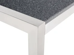 Beliani Puutarhapoyta 3-Osainen Graniittitaso Harmaa 180 X 90 Cm Grosseto Shop