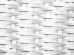 Beliani Puutarhapoyta Polyrottinki Valkoinen 220 Cm Italy Shop