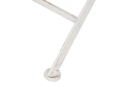 Beliani Puutarhapoyta Rauta Valkoinen 70 Cm Scafa Shop