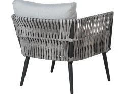 Beliani Puutarhapoytaryhma Harmaa/Musta Preveza Discount