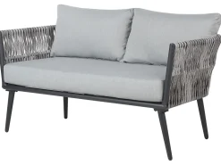 Beliani Puutarhapoytaryhma Harmaa/Musta Preveza Discount