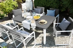 Beliani Puutarhapoytaryhma Jatkettava Poyta Ja 6 Tuolia Pancole Online