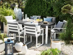 Beliani Puutarhapoytaryhma Jatkettava Poyta Ja 6 Tuolia Pancole Online