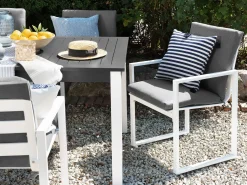 Beliani Puutarhapoytaryhma Jatkettava Poyta Ja 6 Tuolia Pancole Online