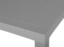 Beliani Puutarhapoytaryhma Vaaleanharmaa 4 Tuolia Fossano Cheap