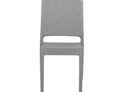 Beliani Puutarhapoytaryhma Vaaleanharmaa 4 Tuolia Fossano Cheap