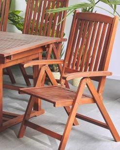 Beliani Puutarharyhma 6 Tuolia Toscana Discount