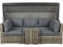 Beliani Puutarharyhma 6-Istuttava Harmaa Corte Fashion