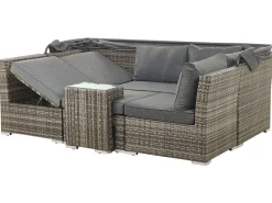 Beliani Puutarharyhma 6-Istuttava Harmaa Corte Fashion