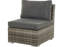 Beliani Puutarharyhma 6-Istuttava Harmaa Corte Fashion