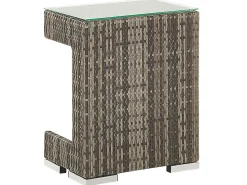 Beliani Puutarharyhma 6-Istuttava Harmaa Corte Fashion