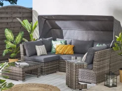 Beliani Puutarharyhma 6-Istuttava Harmaa Corte Fashion