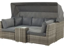 Beliani Puutarharyhma 6-Istuttava Harmaa Corte Fashion