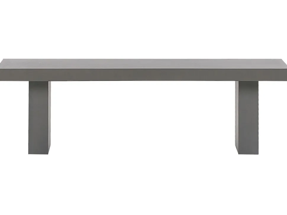 Beliani Puutarhasetti Betoni 2 Penkkia 2 Jakkaraa Taranto Clearance