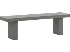 Beliani Puutarhasetti Betoni 2 Penkkia 2 Jakkaraa Taranto Clearance