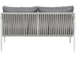 Beliani Puutarhasohvaryhma Harmaa Latina New