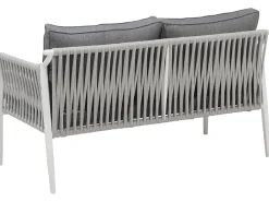 Beliani Puutarhasohvaryhma Harmaa Latina New