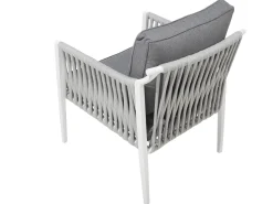 Beliani Puutarhasohvaryhma Harmaa Latina New