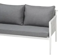 Beliani Puutarhasohvaryhma Harmaa Latina New