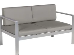 Beliani Puutarhasohvasetti Tummanharmaa Salerno Discount