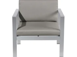 Beliani Puutarhasohvasetti Tummanharmaa Salerno Discount