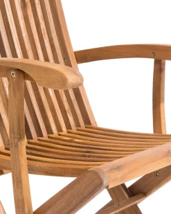 Beliani Puutarhatuoli 2 Kpl, Harmailla Tyynyilla Maui Fashion