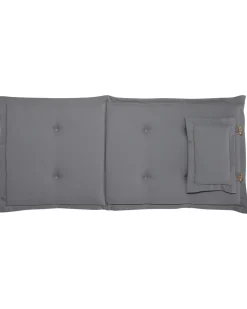 Beliani Puutarhatuoli 2 Kpl, Harmailla Tyynyilla Maui Fashion