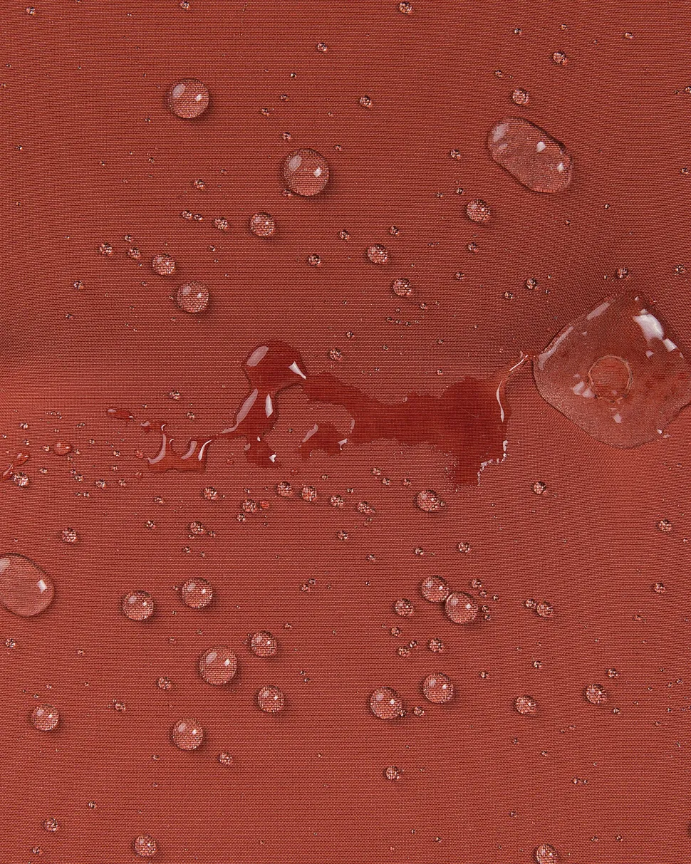 Beliani Puutarhatuoli 2 Kpl Punainen Paallinen Maui Best