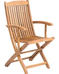 Beliani Puutarhatuoli 2 Kpl Punainen Paallinen Maui Best