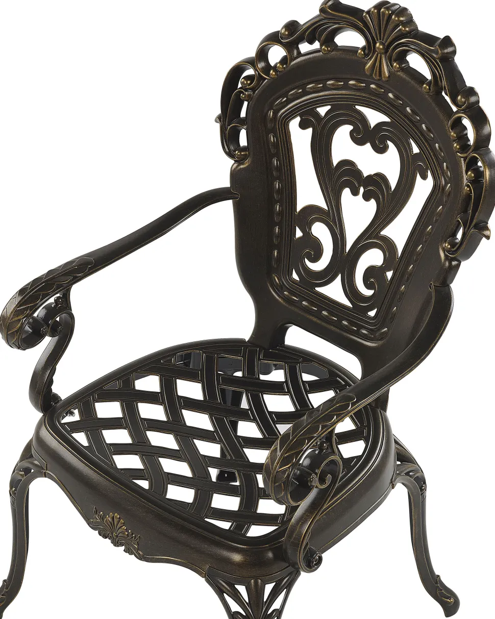 Beliani Puutarhatuoli 2 Kpl Ruskea Sapri Outlet