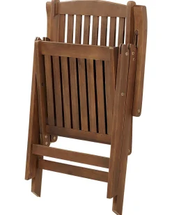 Beliani Puutarhatuoli Akaasia Tumma Puu Amantea Clearance