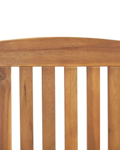 Beliani Puutarhatuoli Akaasiapuinen 2Kpl Setti Vaaleanruskea Java Outlet