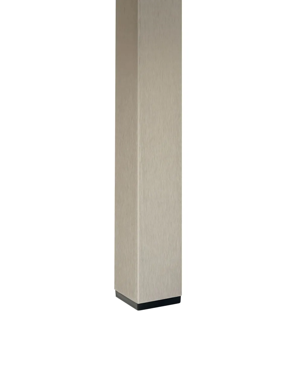 Beliani Puutarhatuoli Alumiini Musta 6 Kpl Vernio Discount