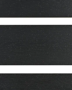 Beliani Puutarhatuoli Alumiini Musta 6 Kpl Vernio Discount