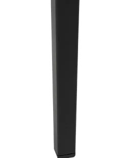 Beliani Puutarhatuoli Alumiini Musta 6 Kpl Taviano Online