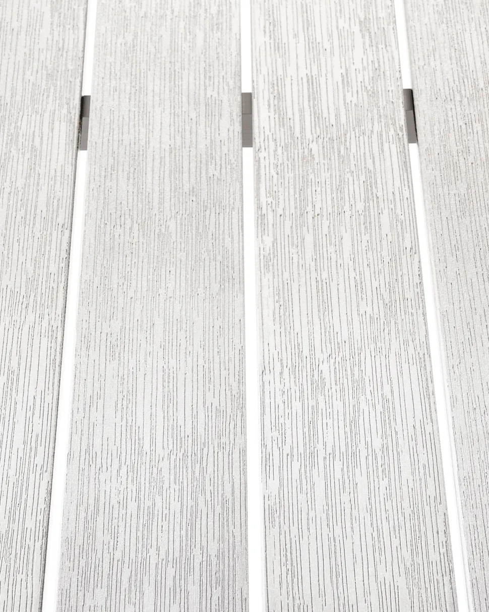 Beliani Puutarhatuoli Alumiini Valkoinen 6 Kpl Vernio Flash Sale